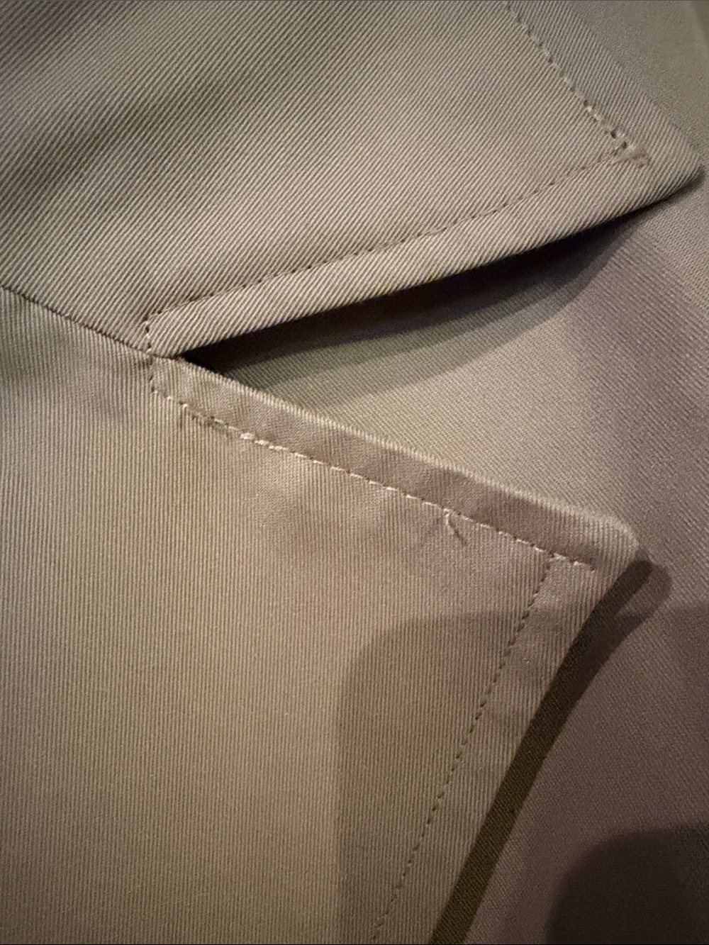 Zara Short Trench with Rolled Sleeves - Picture 7 of 11